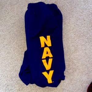 NAVY logo sweatpants